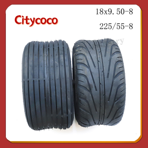 Çin için 18X9.50-8 225/55-8 Tubeless lastik lastik <span class=keywords><strong>Halei</strong></span> Citycoco elektrikli Scooter ağır vakum lastiği