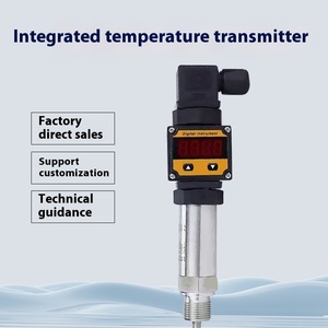 Transmisor de temperatura con pantalla digital integrada de 4-20Ma Sensor Pt100 de resistencia térmica enchufable ABS ODM Industrial - Product Image 3
