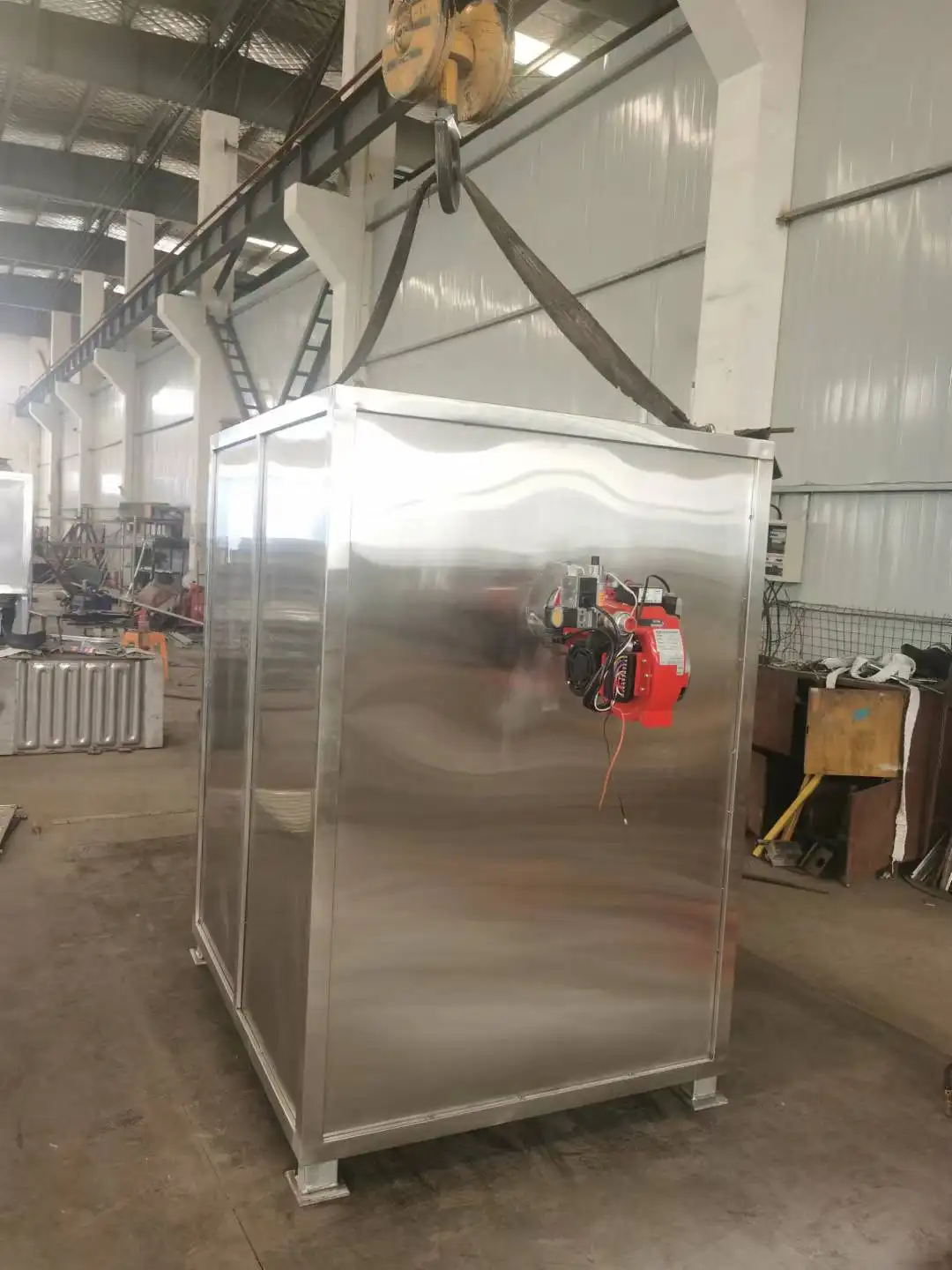 Evaporador industrial Deshidratador de alimentos Máquina secadora de aire caliente Intercambiador de calor de gas