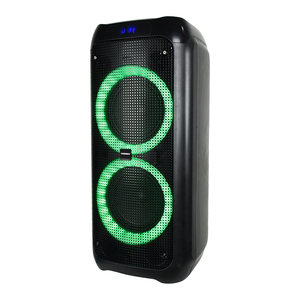 Mデュアル8インチポータブルBluetoothスピーカー多機能40W出力パワーカラオケプレーヤーLEDライト付きオーディオスピーカー - Product Image 2
