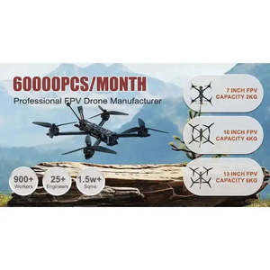 Gece görüş kamera ile DroView FPV yarış Drones 7 inç ağır yük uzun süre uçuş ve 10km görüntü iletim büyük stok - Product Image 2