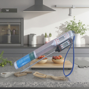 Tp101 hiển thị kỹ thuật số điện tử Nhiệt kế thực phẩm với đầu dò nhựa cho lò nướng & BBQ hộ gia đình thịt nướng Bút kiểm tra BBQ Nhiệt kế - Product Image 4