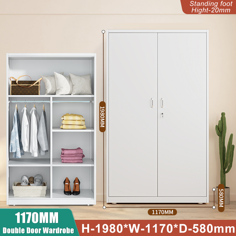 Armoire à double porte de 1170 mm