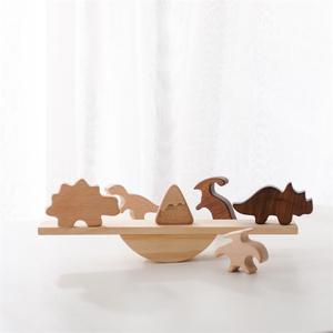 NEW Animal <strong>Pattern</strong> Wooden Teething Colorful Teethers Baby Stacking Toys Non Toxic <strong>Building</strong> Stacker <strong>Blocks</strong>