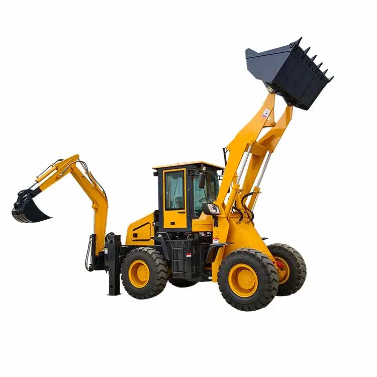 FREE SHIPPING!! china 4x4 Wheel Drive 400kg-2.5ton mini loader backhoe loader for sell with Snow shovel tractopelle