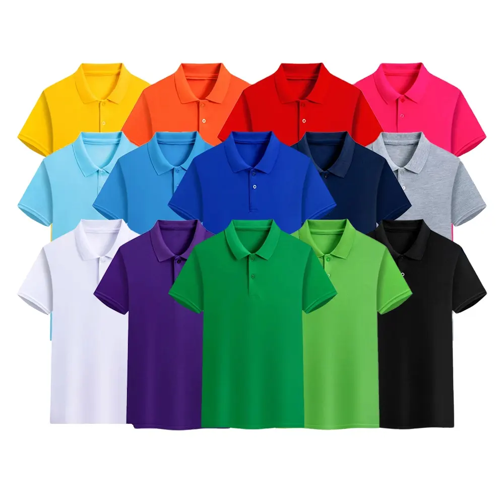 Polo Shirt Tooling Group Ropa Soporte Personalizado Secado rápido Transpirable 180-280G Tela Diseño libre Personalización