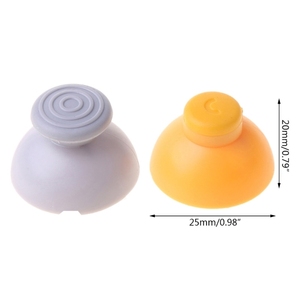 Silicone <strong>Thumb</strong> Grip for Nintendo Gamecube Controller 3D Analog Joystick Thumbstick Replacement Stick for NGC <strong>Thumb</strong> Stick - Product Image 5