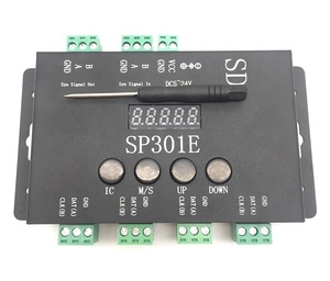 Программируемый rgb светодиодный пиксельный контроллер SP301E для WS2812B WS2811 SK6812 LPD8806 DMX512 - Product Image 4