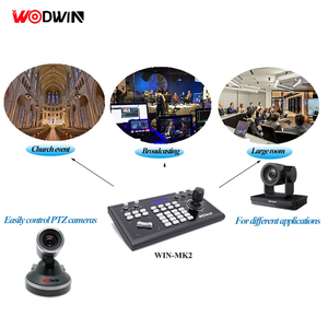 Controlador de joystick de teclado WODWIN Super Broadcast con características de cámara PTZ