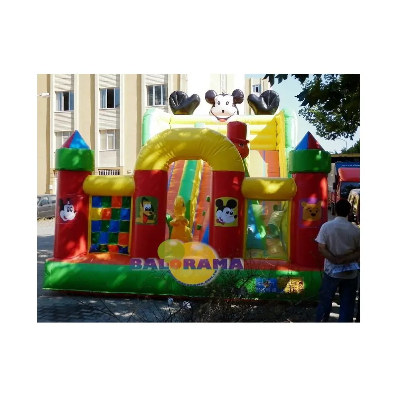 Inflatable bouncer, outdoor playground equipment, inflatable playground balloon
