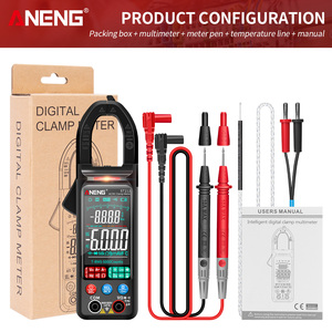 ANENG ST212 DC/AC pinza amperimétrica digital de corriente 6000 recuentos 400A Amp multímetro gran pantalla a Color probador de voltaje coche Hz NCV Ohm - Product Image 6