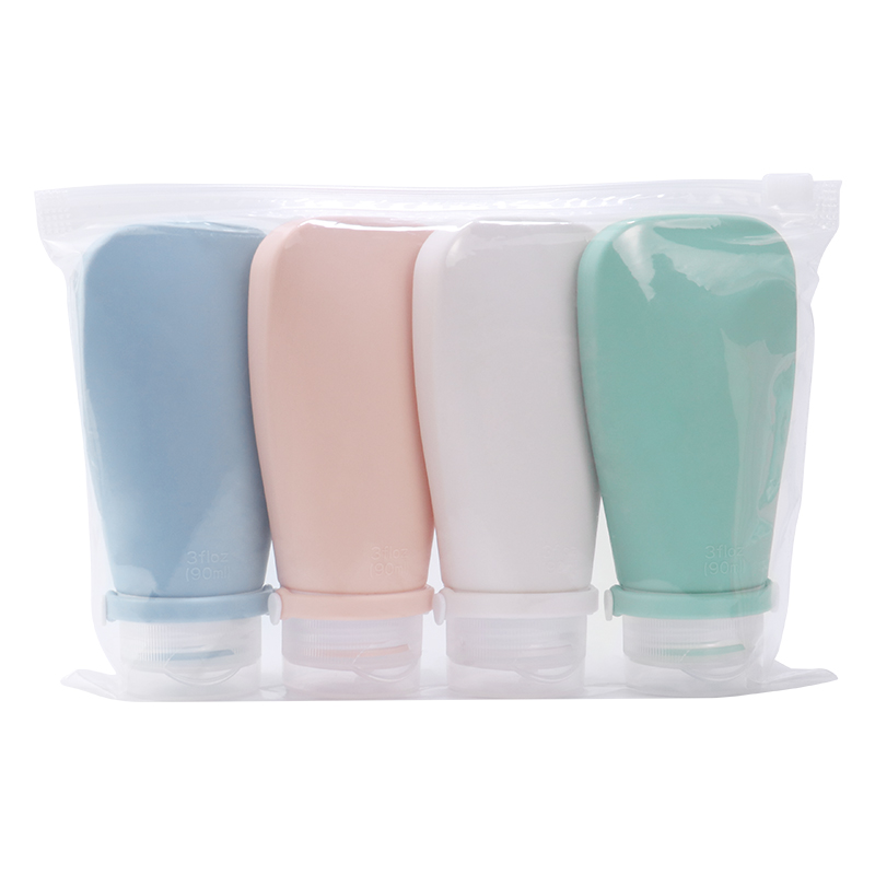 Lot de 4 x 60 ml avec sac PEVA