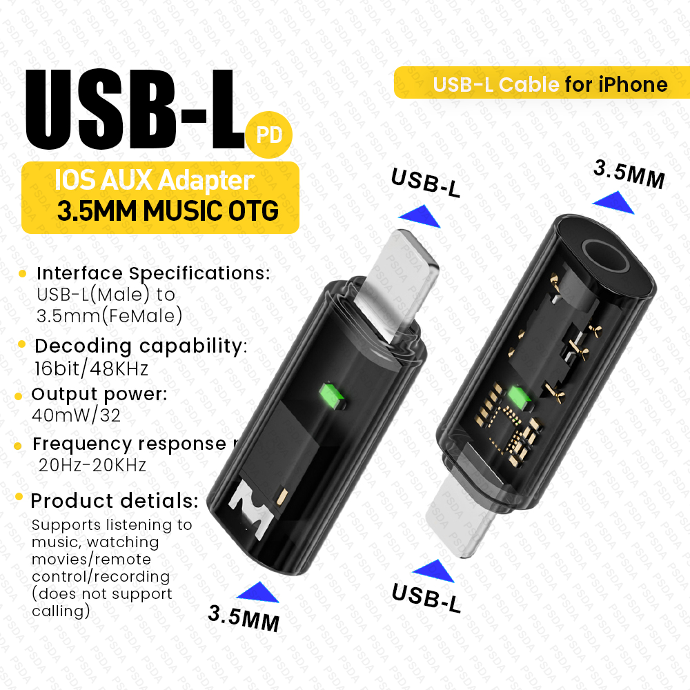 (USB-L) Revolution 3.5 Écouteurs Light Noir