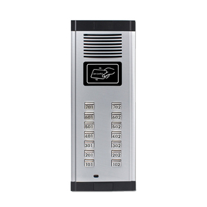 Sistema de intercomunicación de teléfono para puerta de dos vías, fácil de instalar, para 32 multi apartamento, timbre de audio
