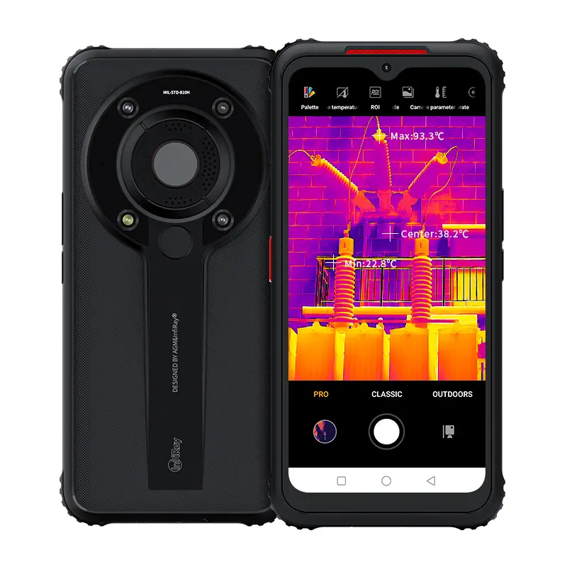 InfiRay PX1 6,53 Zoll Android 11 NFC GPS Nachtsicht 25Hz Infiray Wärme bild kamera Fusion robustes Telefon