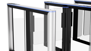 Torniquetes biométricos de reconocimiento de huella de Palma peatonal de puerta automática de aleación de aluminio con lector de código Qr de reconocimiento Facial - Product Image 5