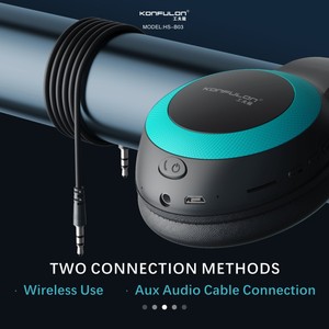 Auricolare stereo di dimensioni regolabili con modulo di controllo multifunzionale per l'uso su computer - Product Image 3