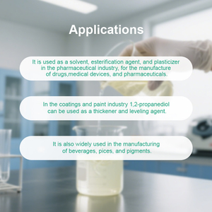 Độ tinh khiết cao 99.9% USP CAS no. 57-55-6 PROPYLENE GLYCOL/propilenglicol Mono Propylene Glycol cho dầu khí phụ gia - Product Image 3