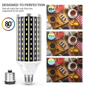 IP65กลางแจ้งไฟ <span class=keywords><strong>LED</strong></span> ข้าวโพด360องศาคุณภาพสูง110V 220V ความสว่างสูง50W E27 E26ข้าวโพดสำหรับสวน