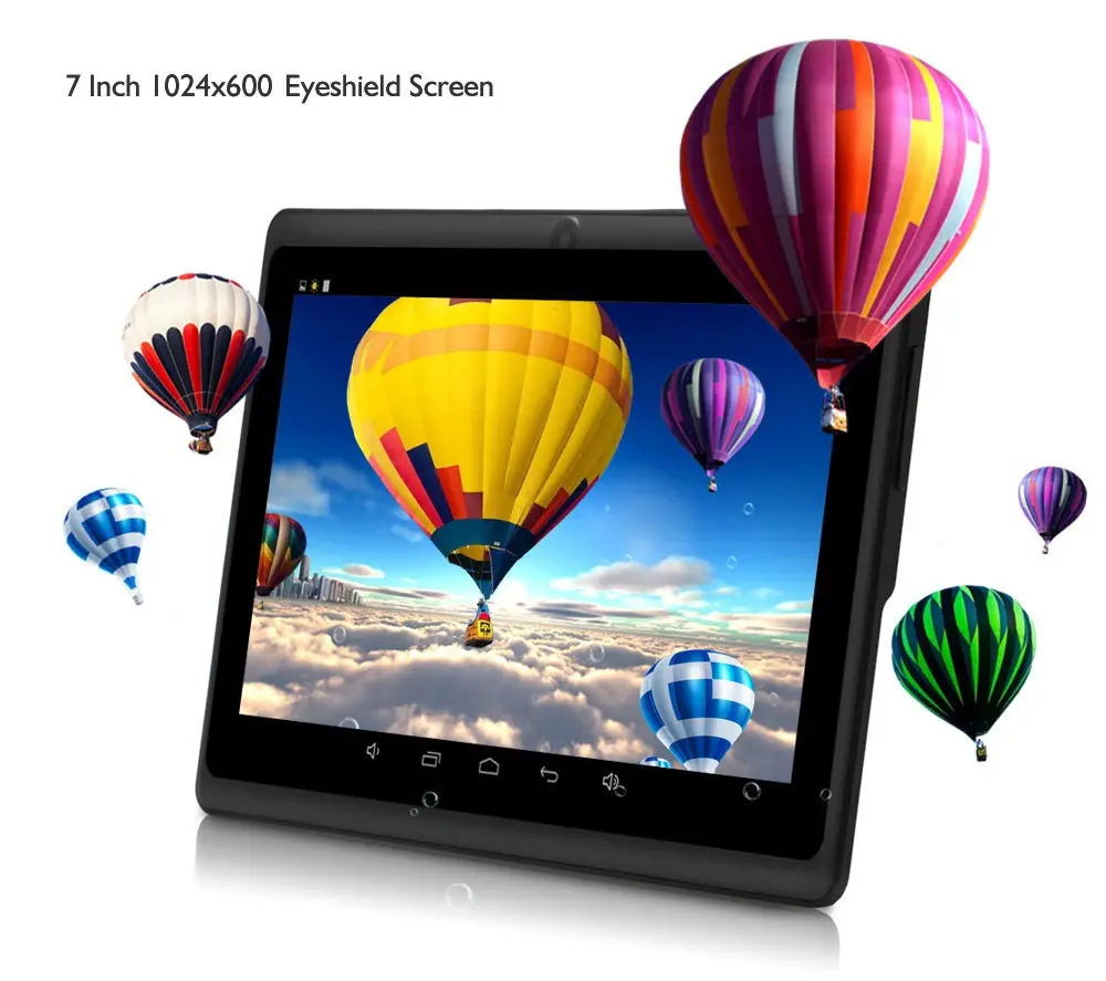 S7 A33 A133 7 inç android tablet, çin üretimi 7 inç Allwinner A33 Q88 Android 10.0 özel ucuz Tablet,tablet pc android