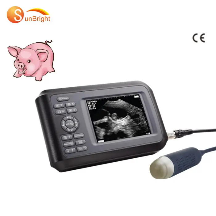 SUN-807F妊娠中の動物のための機械的プローブを備えたポータブルハンドヘルド獣医超音波