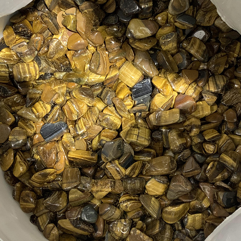 Natural tiger eye gravel