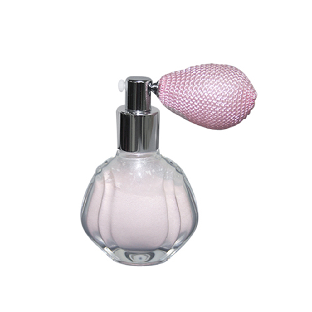 clear glass with pink bulb