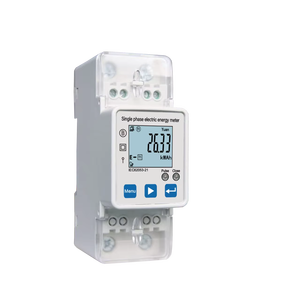 Medidor de riel DIN multifunción monofásico 2P 485 Gestión del consumo de energía y monitoreo Entrada y salida del relé - Product Image 2