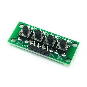 Kit fai da te 1x4 4 tasto indipendente tastiera tastiera modulo Mcu per Arduino studente Design progetto di laurea esperimento - Product Image 1