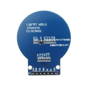 Módulo LCD de pantalla TFT de 1,28 pulgadas, controlador de 4 cables, interfaz SPI para Arduino, redondo, RGB, 240x240, GC9A01