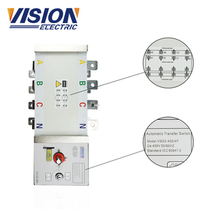 VISION ATS 400A เครื่องกำเนิดไฟฟ้าแบบคู่,เครื่องกำเนิดไฟฟ้า ATS 3P 4 P 4เสาสวิตช์เปลี่ยนเครื่อง - Product Image 2