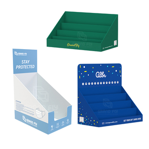 Caja de exhibición de cartón corrugado Pop personalizada Caja de exhibición de papel de mesa CDU Encimera PDQ Caja de exhibición de cartón al por menor - Product Image 2