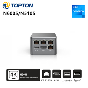 Small Form Factor Workstation In-tel Quad Core N6005 N5105 Windows 11 Pro 64 Bit-Multi-<strong>Language</strong> Type-C 12V Input Mini Pc - Product Image 5