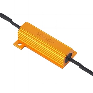 Araba LED ışık RX24 alüminyum konut direksiyon çözme direnci 50W6RJ Ohm tahribatsız kablolama kartı - Product Image 2
