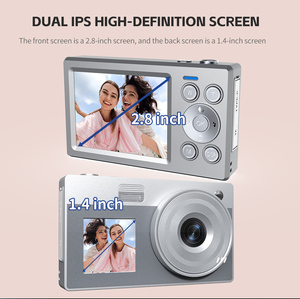 RUIKANGQI OEM X20ブルー1080P 2.8-1.4インチデュアルスクリーンミニレトロCCD子供デジタルカメラコンパクト初心者の子供のためのSD - Product Image 3