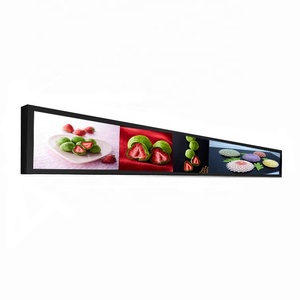 Stretched Bar <strong>Lcd</strong> Digital Signage Shelf Edge <strong>Display</strong> <strong>Network</strong> Advertising Media Player for Shopping Mall