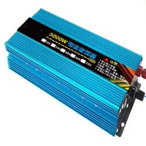 Entrada de 12 V CC o 24 V CC a salida de CA 110V 60Hz con enchufes duales e inversor de onda sinusoidal modificada 1500W - Product Image 1