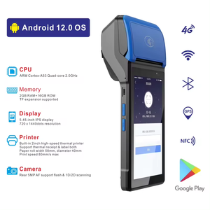Rentable Android Mobile pos Android 12 Handheld All in One NFC Pos Terminal Machine con impresora QR Code Scanner V510 - Product Image 6