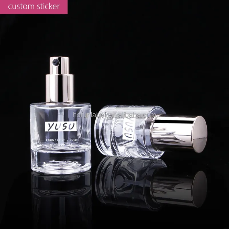 Kundenspezifischer Kosmetik-Aufkleber Markenlogo Kristall-Logo-Transfer-Aufkleber personalisierte Verpackung für Parfümflaschenbox