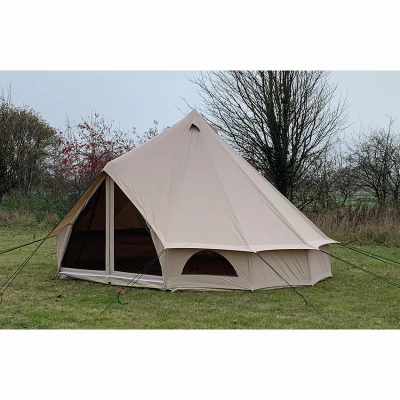 Professional high quality custom large canvas safari outdoor camping tents cotton bell tent for sleeping