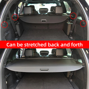 ที่บังแดดท้ายรถสีดำสไตล์โรงงานสำหรับ Ford Explorer ผ้าคลุมท้ายรถพับเก็บได้2013 2019 - Product Image 5