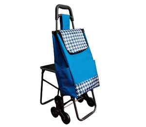 Sandalye küçük yük ağırlığı ile 6 tekerlekler ile alışveriş arabası yeni çelik boru tasarım özelleştirilmiş desen ucuz alüminyum ışık - Product Image 6