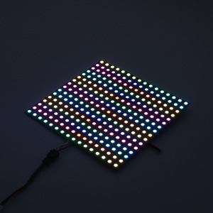 Venta al por mayor SK6812 pantalla direccionable 8X32 píxeles LED matriz módulo pantalla Flexible programado integrado RGBIC matriz Led WS2812 - Product Image 1