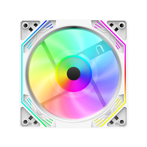 Ruix RX-199 White Frame Computer Parts CPU Cooling Official Gaming Cooler Fan for Computer Case <strong>PC</strong> Fans RGB 120mm Case Fan ARGB - Product Image 4