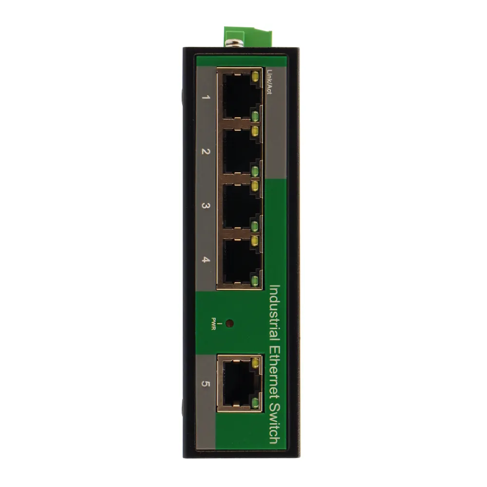 Endüstriyel anahtar gigabit 4-5 Port 10/100/1000Mbps PoE isteğe bağlı anahtar