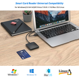 CAC Smart Card lettore di Smart Card con connessione USB compatibile più sistemi operativi EMV Smart Card - Product Image 2