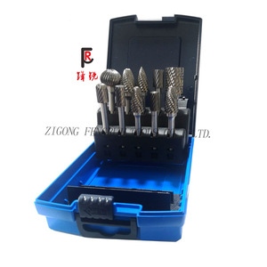 Nhà máy vonfram thép cacbua Burrs tập tin quay Kim Cương Burrs thiết lập công cụ quay Kit cho chế biến gỗ Carbide Burrs và điêu khắc - Product Image 1