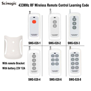 1/2/4/6 canale PT2264 EV1527 433mhz telecomando apprendimento codice trasmettitore lavoro con modulo relè ricevitore RF - Product Image 2