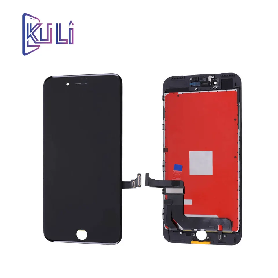 Kuli-kit de substituição de tela lcd, kit de substituição de tela lcd para celular iphone 7p a + tela lcd