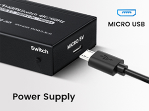 SYONG HDMI2.0b <strong>Switch</strong> 4K@60Hz 5X1 with IR Remote Controller Iron Shell Support Dolby Vision, HDR10 for Xbox, PS5/4, Laptop, PC - Product Image 3